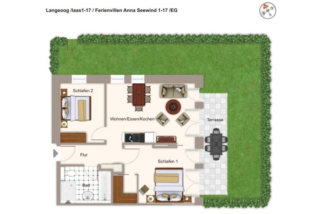 Apartmentvilla Anna See Apartmentvilla Anna See 1-17 Langeoog Εξωτερικό φωτογραφία